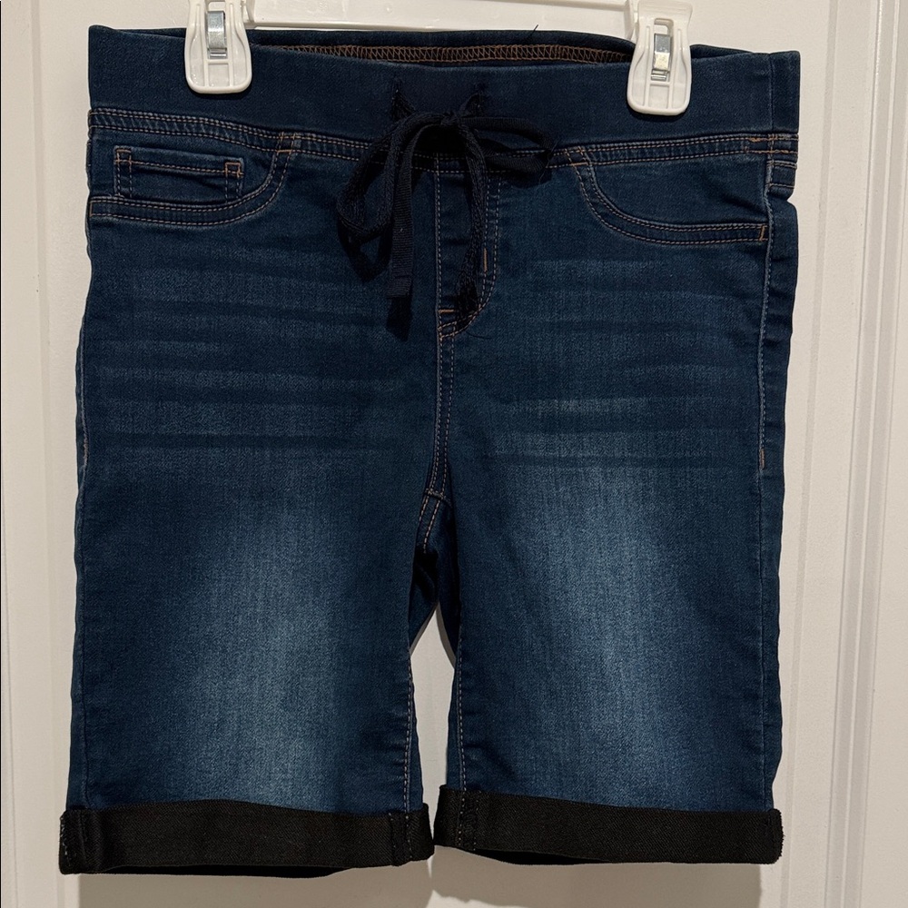 No Boundaries Navy Denim Shorts
